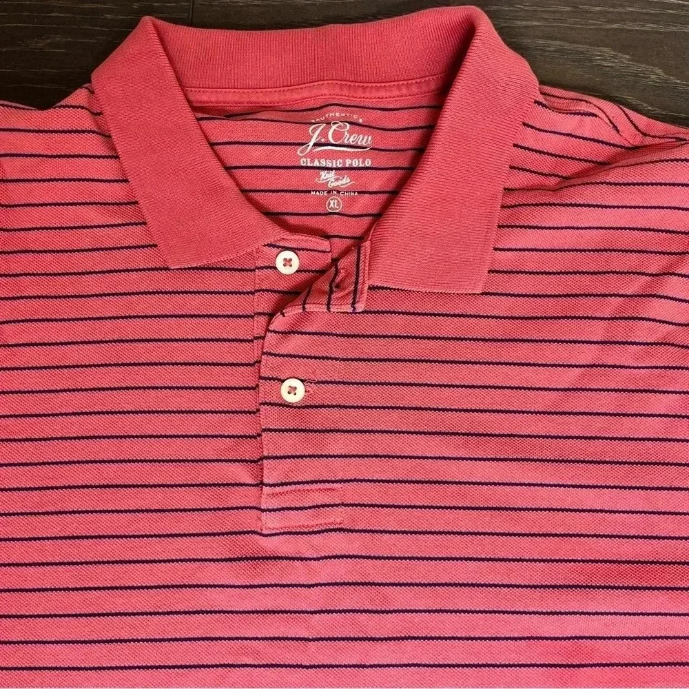 J.Crew Striped performance polo shirt